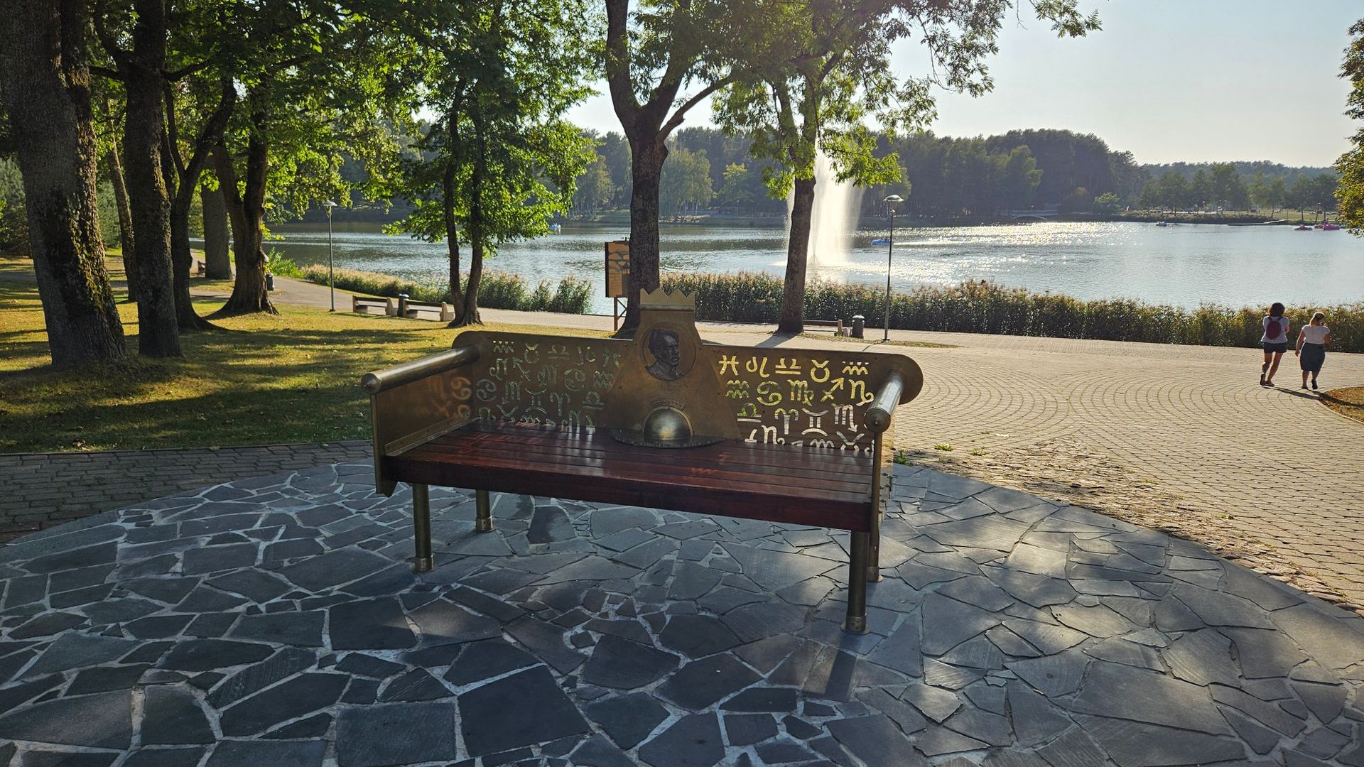 Memorial Bench to M. K. Čiurlionis