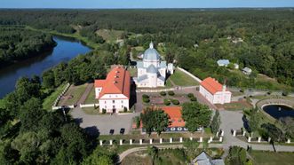 The ensemble of Liškiava church and monastery