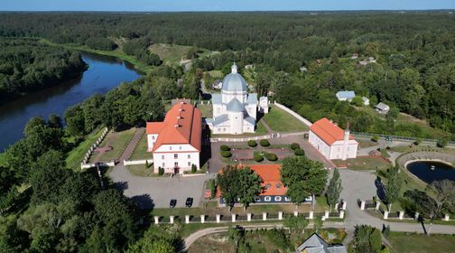 The ensemble of Liškiava church and monastery
