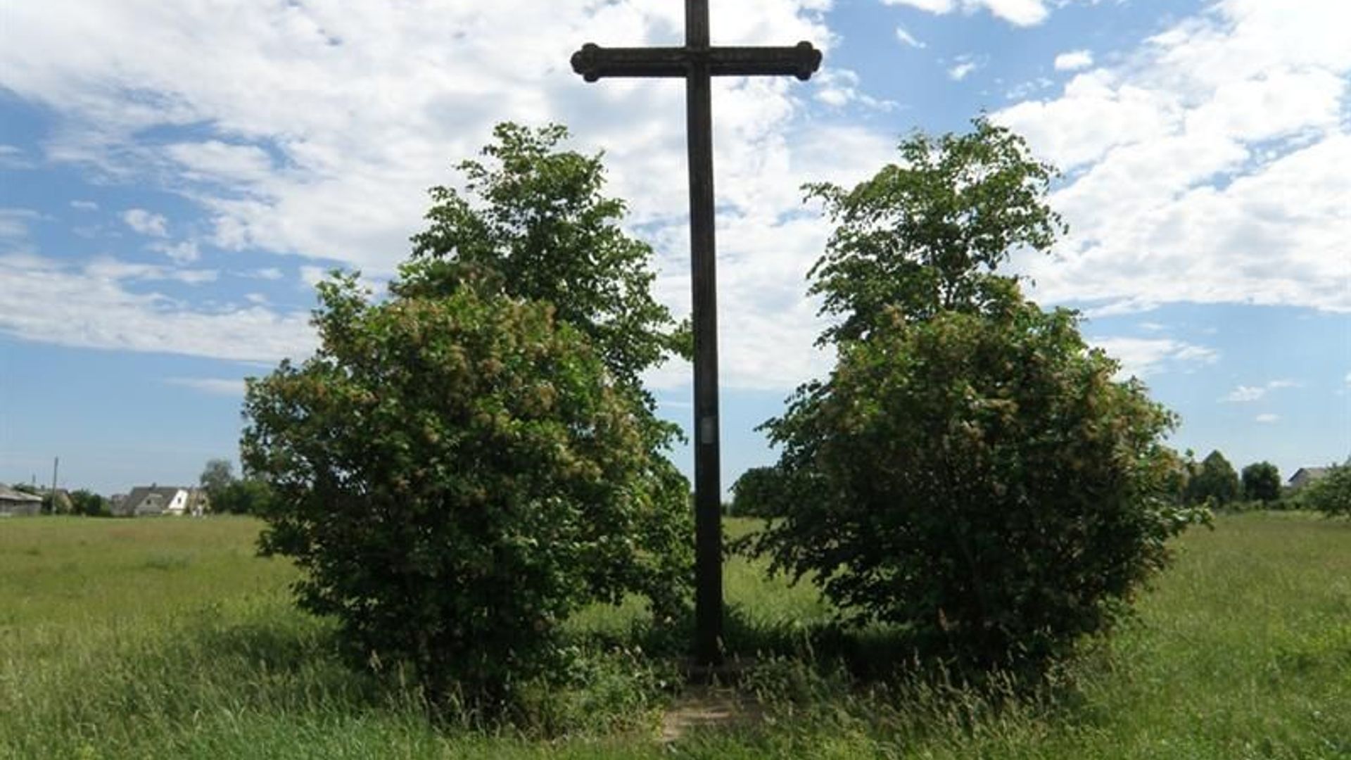 Baltijos kelio Pažagienių ir Lepšių kaimų gyventojų ženklo vieta