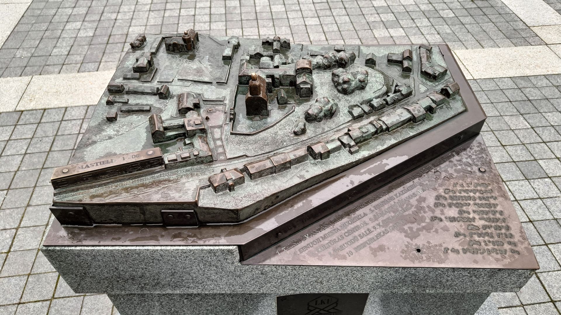 Model of Telšiai City for the Blind