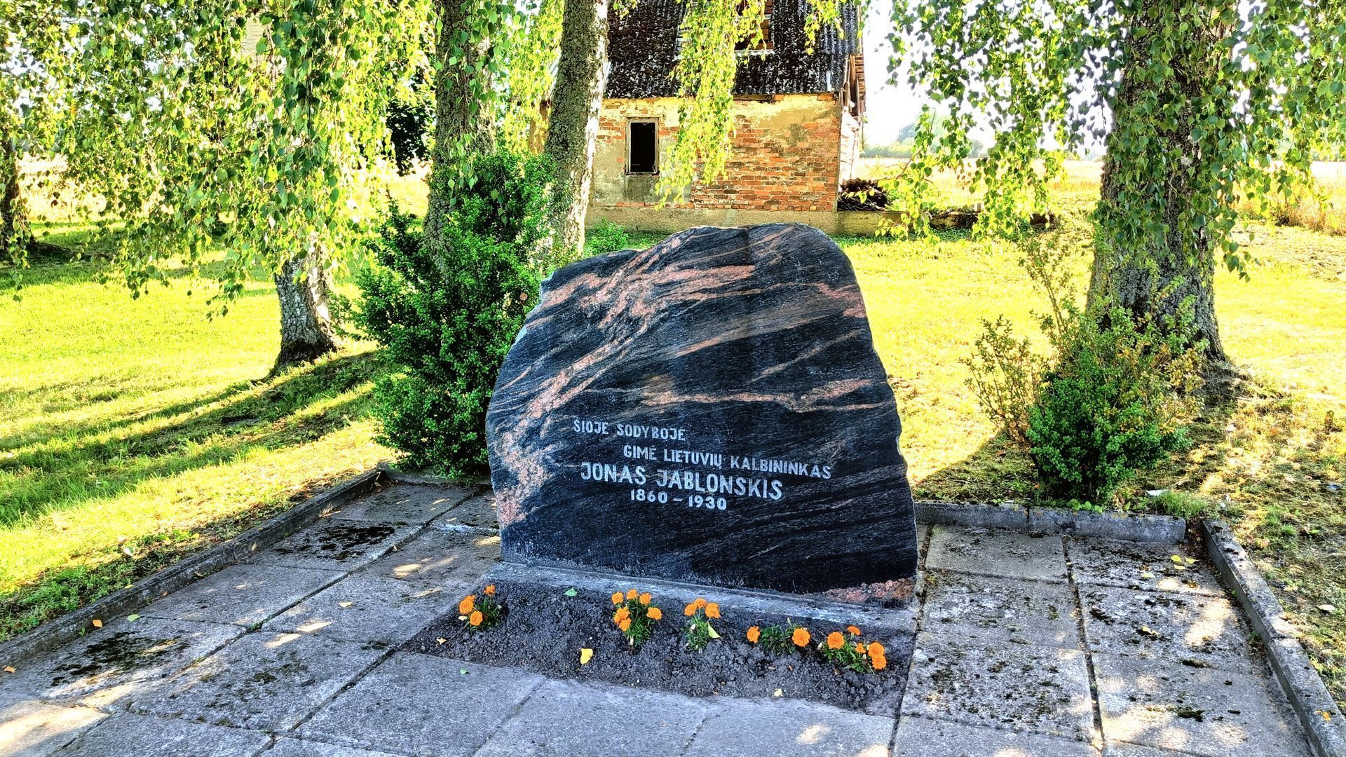 Birthplace of Linguist Jonas Jablonskis