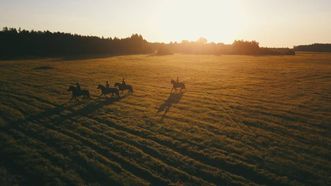 Horse Riding in Kalnius Homestead