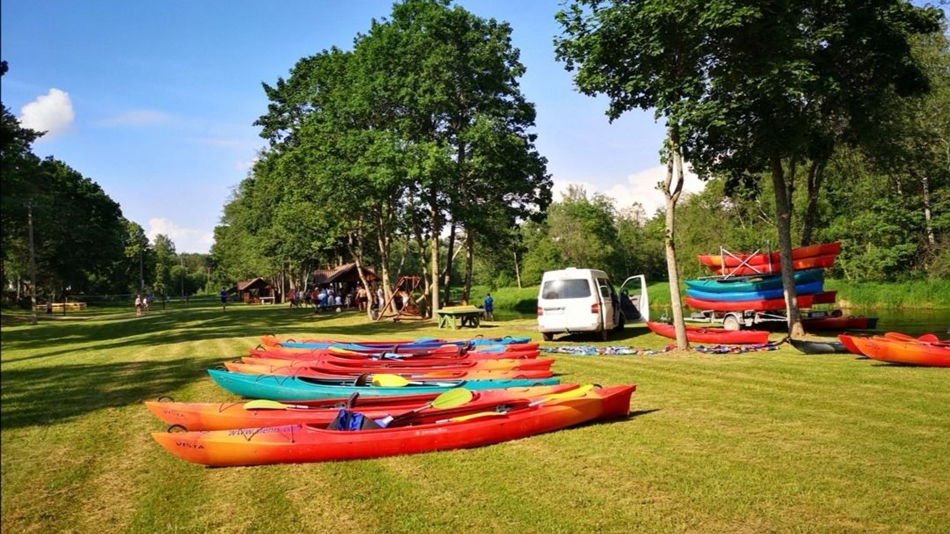 Kayaks in Anykščiai